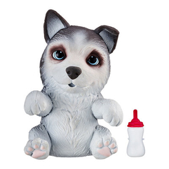 Фигурки животных - Интерактивная игрушка Little live pets Soft hearts Щенок хаски (28919M)