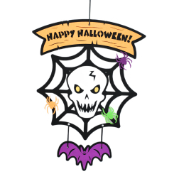 Аксессуары для праздников - Подвеска Apli Krapli Паутина с черепом (ХН-103) Аксессуары для праздников - Подвеска Apli Krapli Паутина с черепом (ХН-103)