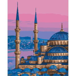 Товари для малювання - Картина за номерами Art Craft Блакитна мечеть Стамбул 40 х 50 см (11225-AC)