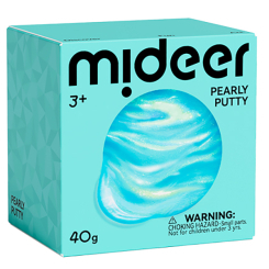 Набори для ліплення - ​Перлинна маса для ліплення Mideer Блакитна (MD1703)