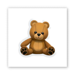 Набори для творчості - 3D стікер Tattooshka Sweet teddy (SX-295)