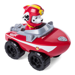 Фигурки персонажей - Фигурка Paw patrol Морской патруль Маршал со спасательной машинкой (SM16605/SM16605-29)