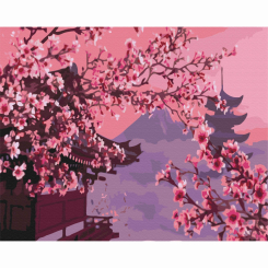 Товари для малювання - Картина за номерами Brushme Сакура в Японії (BS4748)