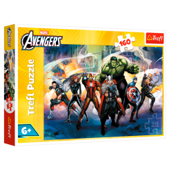 Пазли - Пазл Trefl Marvel Суперсили 160 елементів (15428)