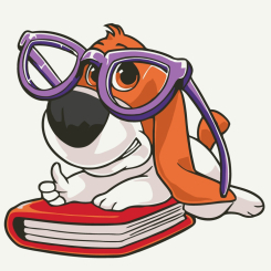 Товары для рисования - Картина по номерам Art Craft Песик Умник 30 х 30 см (15601-AC)