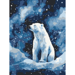 Товары для рисования - Картина по номерам Art Craft Полярный медведь 30 х 40 см (11698-AC)