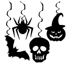 Аксессуары для праздников - Подвеска-спираль Yes Fun Хэллоуин Ужасный день (973639)