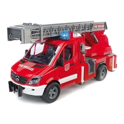 Транспорт и спецтехника - Пожарная машина Bruder Mercedes-Benz Sprinter с лестницей (2532) (02532)