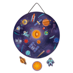 Навчальні іграшки - Магнітна карта Janod Сонячна система (J05462)