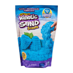 Антистрес іграшки - Кінетичний пісок Kinetic Sand Блакитна малина ароматизований (71473С) (71473R)