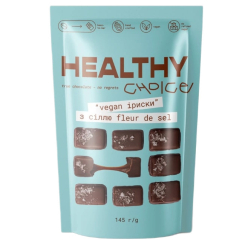 Солодощі - Шоколадні цукерки Healthy choice Іриски з сіллю Fleur de sel (4820237130518)