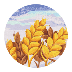 Товари для малювання - Картина за номерами Brushme Колоски (RC00063M)