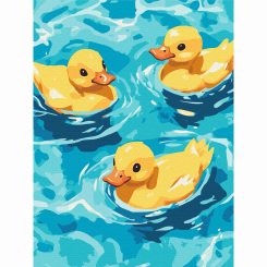 Товари для малювання - Картина за номерами Brushme Каченятка 30х40 см (KBS0178)