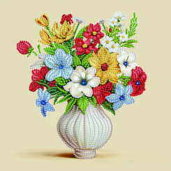 Мозаика - Алмазная мозаика Brushme Цветы в вазе (BH027)