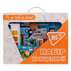 Канцтовары - Набор канцелярии Yes Minecraft 29 предметов (450135)
