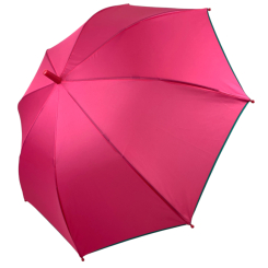 Зонты и дождевики - Детский яркий зонтик-трость от Toprain 6-12 лет розовый Toprain039-5