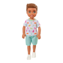 Ляльки - Лялька Barbie Челсі та друзі Брюнет у салатовому костюмі (DWJ33/HGT06)