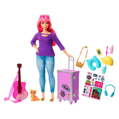 Модельные куклы - Набор Barbie Travel Set Дейзи (FWV26)