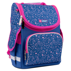 Рюкзаки и сумки - Рюкзак школьный каркасный Smart PG-11 Hearts (558995)