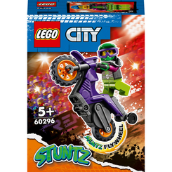 Конструкторы LEGO - Конструктор LEGO City Stuntz Каскадерский мотоцикл для становления дыбом (60296)