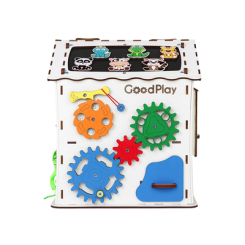 Розвивальні іграшки - Бізіборд Good Play Будиночок розвиваючий (В007)