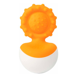 Погремушки, прорезыватели - Прорезыватель-неваляшка Fat Brain Toys Dimpl wobl оранжевый (F2172ML) Погремушки, прорезыватели - Прорезыватель-неваляшка Fat Brain Toys Dimpl wobl оранжевый (F2172ML)