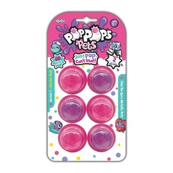 Іграшкові набори - Ігровий набір Yulu Poppops Улюбленці сюрприз зі слаймом 6 шт (YL40001)