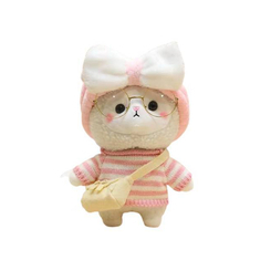 Мягкие животные - Мягкая игрушка овечка LaLafanfan 30 см Розовый (1635791596)
