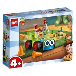 Конструкторы LEGO - Конструктор LEGO Juniors Toy Story 4 Вуди на машине (10766)