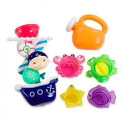 Іграшки для ванни - Іграшковий набір для ванни Addo Droplets Пірати (312-17109-B)