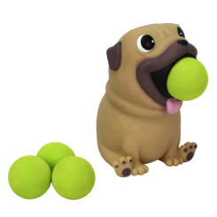 Антистрес іграшки - Іграшка-антистрес HogWild Стріляюче звірятко Мопс (HW54328)