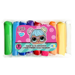 Наборы для лепки - Набор для лепки Lovin LOL Surprise 9 цветов классик (LOL70195)