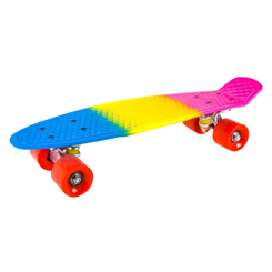 Скейтборди - Спортивний скейт з металевим кріпленням Shantou Jinxing жовто-рожево-блакитний (SC17052) (SC17052/SC17052-2)
