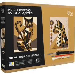 Наборы для творчества - Набор для выжигания Rosa Start Cats 2 (N000155)