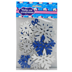 Аксесуари для свят - Наліпки з глітеру Apli Krapli Сніжинки (2252537024013) Аксесуари для свят - Наліпки з глітеру Apli Krapli Сніжинки (2252537024013)