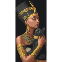 Товари для малювання - Картина за номерами Art Craft Таємниця Клеопатри з металізованими фарбами 40 х 80 см (10186-AC) Товари для малювання - Картина за номерами Art Craft Таємниця Клеопатри з металізованими фарбами 40 х 80 см (10186-AC)