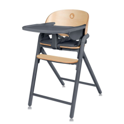 Стільчики для годування - Стільчик для годування Lionelo Celia Grey Wood (LO-CELIA GREY WOOD)