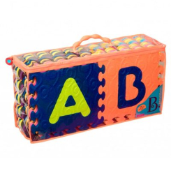 Пазли - Дитячий розвиваючий килимок пазл Battat ABC (BX1210Z)