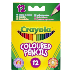 Канцтовари - Набір коротких олівців Crayola 12 шт (256250.036)