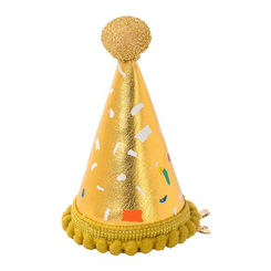 Аксесуари для свят - Святковий капелюх Talking tables Розкішне золото міні (LUXE-MINIHAT)