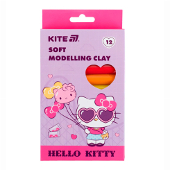 Наборы для лепки - Пластилин восковой Kite Hello Kitty 12 цветов (HK25-086)