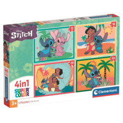 Пазлы - Пазл Clementoni Stitch 4 в 1 (21745)