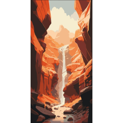Товари для малювання - Картина за номерами Art Craft Каньйон 40х80 см (11567-AC) Товари для малювання - Картина за номерами Art Craft Каньйон 40х80 см (11567-AC)
