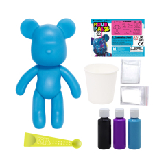 Набори для творчості - Набір для творчості Pour Palz Флюїд Арт Ведмедик Магія неону (GS-G25023)