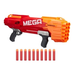Помповое оружие - Бластер игрушечный Nerf Mega TwinShock (B9894)