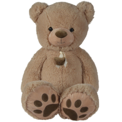 М'які тварини - ​М'яка іграшка Nicotoy Ведмежа коричневе 85 см (5810020)