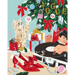 Товари для малювання - Картина за номерами Art Craft Новорічний вайб 40х50 см (12034-AC)