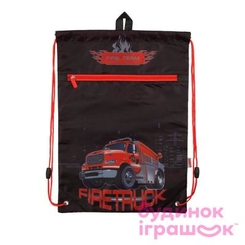 Рюкзаки та сумки - Сумка  для взуття Kite Firetruck з кишенею (K18-601M-5)