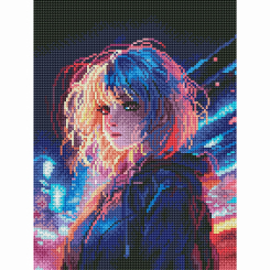 Товары для рисования - Алмазная мозаика Brushme Киберпанк (DRBS53816)