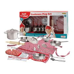 Дитячі кухні та побутова техніка - Набір кухонного посуду Champion Делюкс із неіржавіючої сталі (CH205114) (СН 205114)